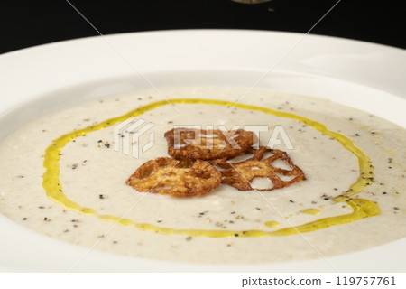 蓮藕濃湯安排烹飪 119757761