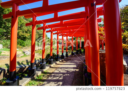 高山稻荷神社千鳥居及參拜道 青森縣 119757823