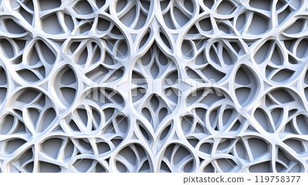 Geometric 3D background with high-tech design, intricate lattice and shadow effects 119758377
