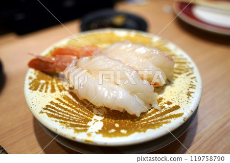 Fresh and delicious Japanese sushi Fresh and delicious Japanese sushi 119758790