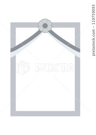 Picture frame, gray, memorial portrait, funeral, ceremony Picture frame, gray, memorial portrait, funeral, ceremony 119759093