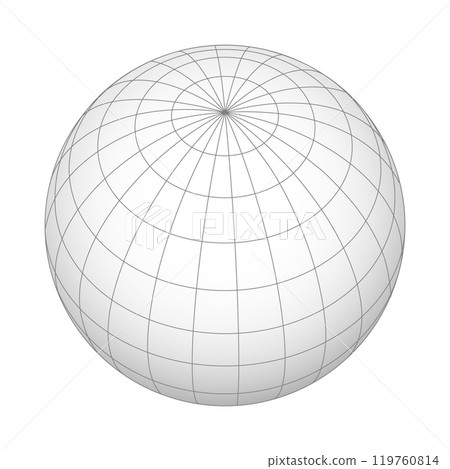 Earth planet globe grid of meridians and parallels Earth planet globe grid of meridians and parallels 119760814