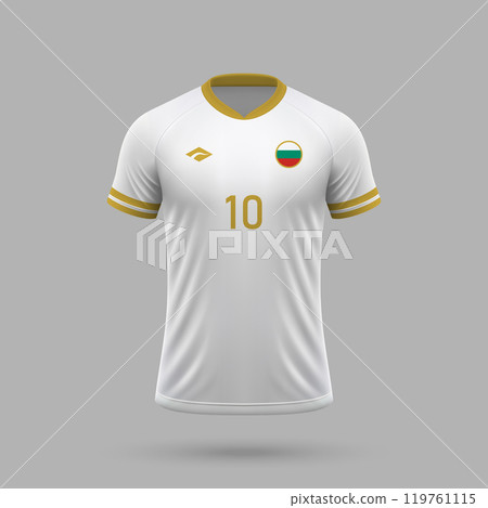 3d realistic soccer jersey Bulgaria national team 2024 119761115