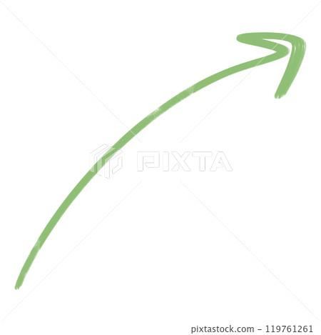Green Curved Arrow Hand Drawn Arrow Transparent Background Green Curved Arrow Hand Drawn Arrow Transparent Background 119761261