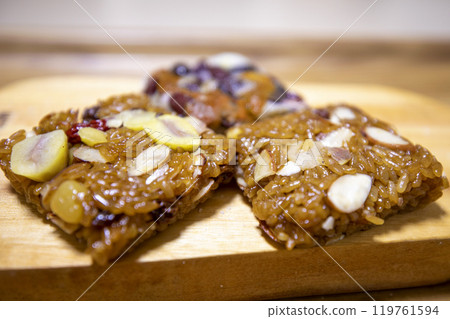 This is Yaktteok, a delicious Korean food. This is Yaktteok, a delicious Korean food. 119761594