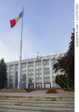 the Government House of Moldova in Chisinau the Government House of Moldova in Chisinau 119761802