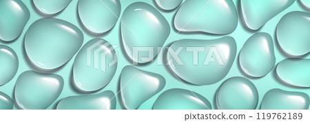 Transparent water or gel droplets pattern Transparent water or gel droplets pattern 119762189