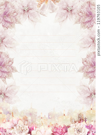 Christmas letter paper, white 119763105