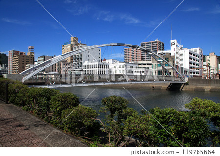 長崎縣佐世保市，中心城市景觀，佐世保公園周圍 119765664