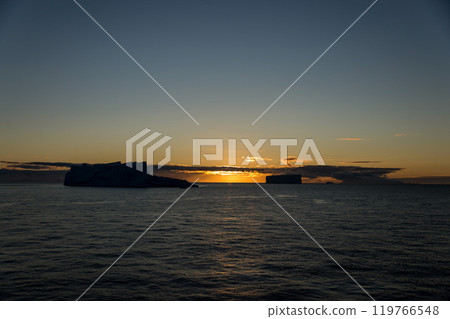 Beautiful seascape with iceberg at sea in Antarctic Beautiful seascape with iceberg at sea in Antarctic 119766548