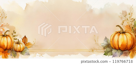 日本紙上的萬聖節風格南瓜圖 21:9 119766718