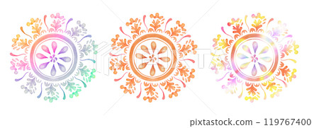 Abstract ornament. Illustration for fiesta, celebration, national patterns, decoration, traditional food. Abstract ornament. Illustration for fiesta, celebration, national patterns, decoration, traditional food. 119767400