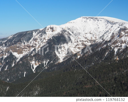 冬天從八岳和赤山看到的碘岳 119768132