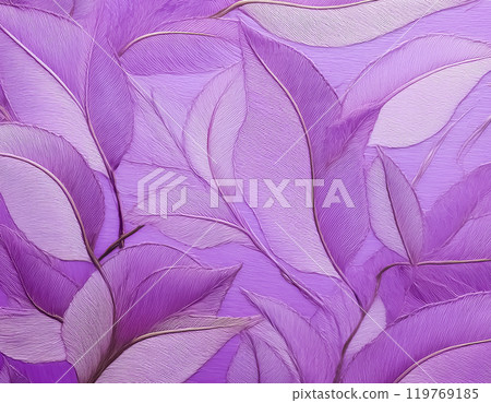 Japanese paper texture image material: Leaf pattern, purple Japanese paper texture image material: Leaf pattern, purple 119769185