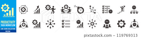 Productivity Icons 119769313