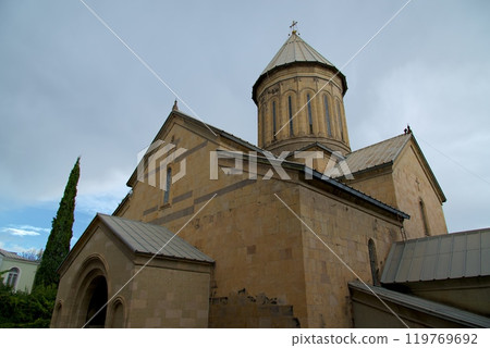 Sioni Cathedral of the Dormition Georgian Orthodox cathedral located in historic Old Town of Tbilisi, capital of Georgia Sioni Cathedral of the Dormition Georgian Orthodox cathedral located in historic Old Town of Tbilisi, capital of Georgia 119769692