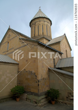 Sioni Cathedral of the Dormition Georgian Orthodox cathedral located in historic Old Town of Tbilisi, capital of Georgia Sioni Cathedral of the Dormition Georgian Orthodox cathedral located in historic Old Town of Tbilisi, capital of Georgia 119769693
