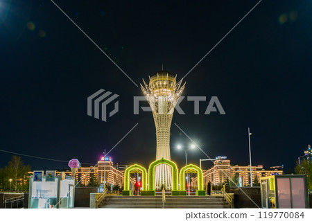 Bayterek Tower in Astana, Kazakhstan Bayterek Tower in Astana, Kazakhstan 119770084