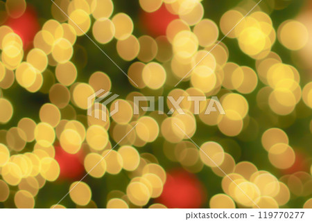 Abstract blurred christmas tree with bokeh light background Abstract blurred christmas tree with bokeh light background 119770277