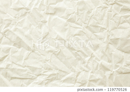Abstract old white crumpled and creased recycle paper texture background 119770526