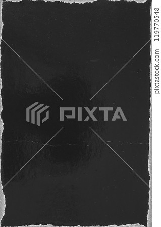 Empty old vintage black scratch torn poster overlay texture background Empty old vintage black scratch torn poster overlay texture background 119770548