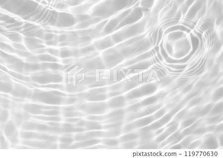 Abstract white transparent water shadow surface texture natural ripple background 119770630