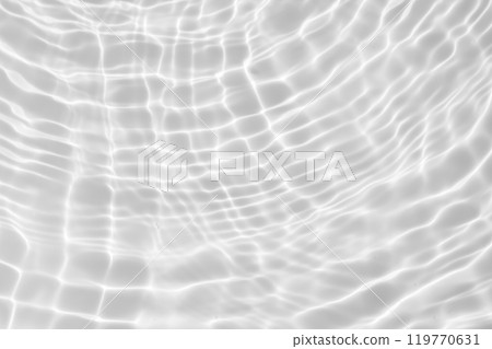 Abstract white transparent water shadow surface texture natural ripple background 119770631