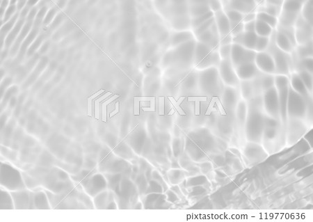 Abstract white transparent water shadow surface texture natural ripple background 119770636