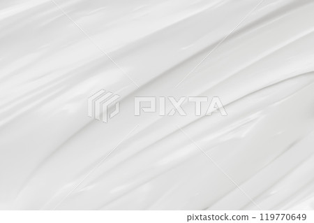 White lotion beauty skincare cream texture cosmetic product background 119770649