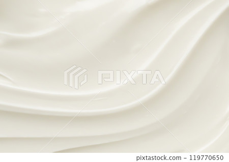 White lotion beauty skincare cream texture cosmetic product background 119770650
