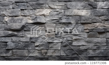 Background of stone lined with granite walls. Neural network ai generated art 119771306
