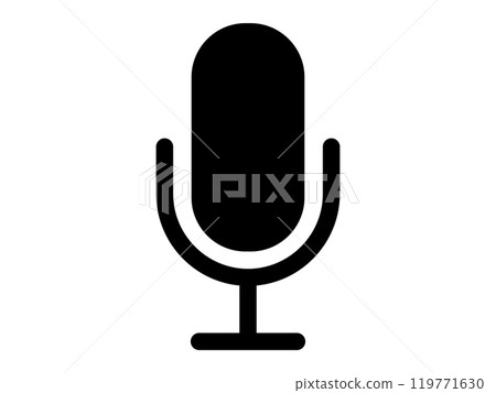 Microphone icon (mark) Microphone icon (mark) 119771630