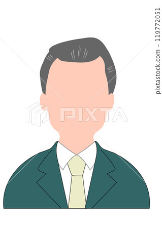 Simple illustration of a businessman Faceless icon Simple illustration of a businessman Faceless icon 119772051