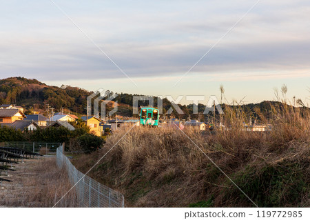 Hongo, Kakegawa City, Shizuoka Prefecture Tenryu Hamanako Railway and scenery along the line Hongo, Kakegawa City, Shizuoka Prefecture Tenryu Hamanako Railway and scenery along the line 119772985