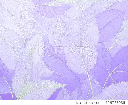 日本紙紋理葉子圖案紫色圖片素材 119772986