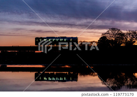 Hongo, Kakegawa City, Shizuoka Prefecture Tenryu Hamanako Railway and scenery along the line 119773170
