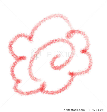 Flower circle icon drawn in crayon style Flower circle icon drawn in crayon style 119773393
