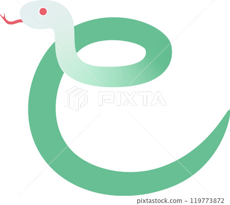 Year of the Snake Snake illustration 119773872