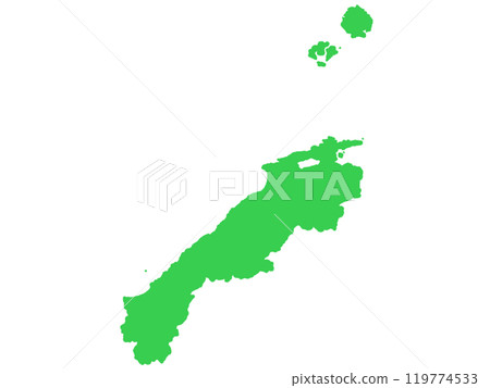 島根縣無國界稍微鬆散的地圖 島根縣無國界稍微鬆散的地圖 119774533