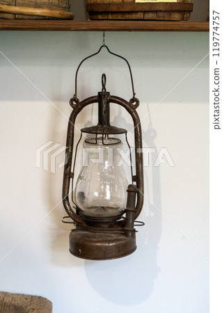 Kerosene lamp Lantern. Kerosene lamp Lantern. 119774757