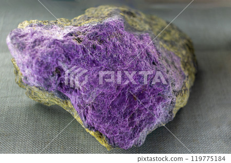 Purple Jadeite stone. Natural Minerals 119775184