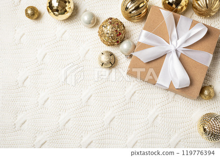 White Christmas cozy background 119776394