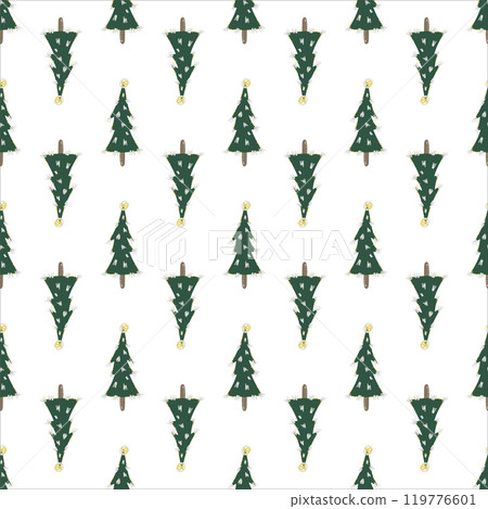 Seamless vector background with Christmas and New Year motifs. Minimalists style texture for decoration, wrapping paper, textile, scrapbboking. Seamless vector background with Christmas and New Year motifs. Minimalists style texture for decoration, wrapping paper, textile, scrapbboking. 119776601