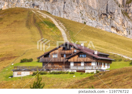 Ra Gusela Peak, Giau Pass, South Tyrol Italy Ra Gusela Peak, Giau Pass, South Tyrol Italy 119776722