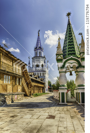 The iconic complex Izmailovskiy Kremlin in Moscow, Russia 119776794