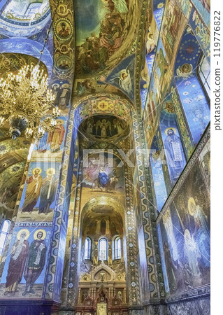Church of the Savior on Blood, interior, St. Petersburg, Russia Church of the Savior on Blood, interior, St. Petersburg, Russia 119776822