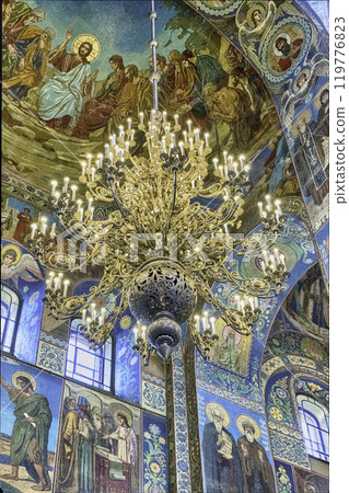 Church of the Savior on Blood, interior, St. Petersburg, Russia Church of the Savior on Blood, interior, St. Petersburg, Russia 119776823