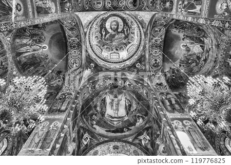 Church of the Savior on Blood, interior, St. Petersburg, Russia Church of the Savior on Blood, interior, St. Petersburg, Russia 119776825