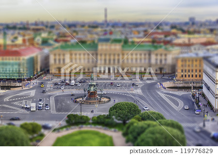 Panoramic view over St. Petersburg, Russia, from St. Isaac's Cathedral Panoramic view over St. Petersburg, Russia, from St. Isaac's Cathedral 119776829