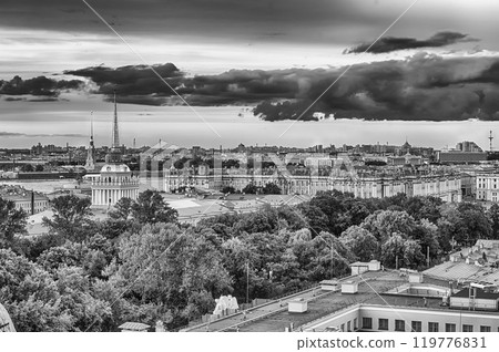 Panoramic view over St. Petersburg, Russia, from St. Isaac's Cathedral Panoramic view over St. Petersburg, Russia, from St. Isaac's Cathedral 119776831
